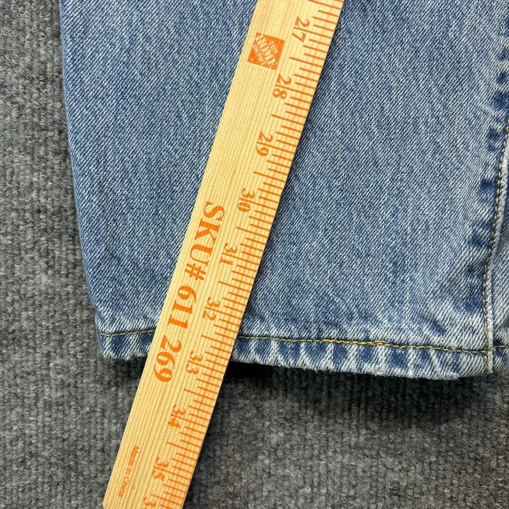 Levi's 501 Straight Jeans Men's‎ Blue Denim Pockets Button Fly Classic - 37X32.5
